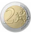 Nemzeti himnusz, 2 euró emlékérme, színezett, Luxemburg, 2013