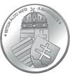 Mátyás király - Különleges, motívumában aranyozott emlékérem