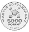 5000 Ft  Teller Ede  ezüst  vf.  2008 Magyar Köztársaság