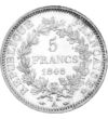 5 frank  Herkules csop  Ag  1848-49 Franciaország