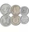 25centime 1 5 10 frank 1964-1984 Luxemburg