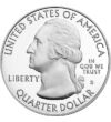 25 cent  Moultrie erőd  5 oz Ag2016 USA