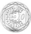 10 euró  Foci EB  Ag 333  2016 Franciaország