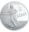 A zseniális Liszt Ferenc, ezüstözött veretek, Magyarország