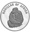 1000 schill. 2 gorilla, 2002-03 Uganda
