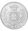 A király, aki bevezette a diktatúrát, 500 reis, ezüst, Portugália, 1891-1908