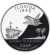 Lábnyom a Holdon, 25 cent, USA, 2004