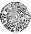 A Bölcsek kövét nem lelő király, dénár, ezüst, Magyar Királyság, 1576-1608