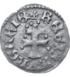 Nagy Lajos különleges dénárja dénár ezüst Magyar Királyság 1342-1382