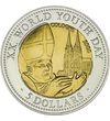 5 dollár, XVI. Benedek pápa, Kölni dóm, , CuNi, 6,4 g, Libéria, 2005