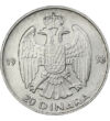  20 dinár II.Péter 1938 AgJugoszl Jugoszlávia