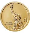 1 dollár Szabadság-szobor  CuNi 81 g USA 2021