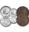 5 10 25 cent 1 25 5 gulden  0 0 Hollandia 1950-2001
