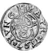  dénár Rudolf 1576-1608 ezüst Magyar Királyság