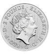 2 font II. Erzsébet portréja  Ag 999 311 g Nagy-Britannia 2022