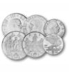 5 10 20 50 centesimi 1 2 lira  0 0 Olaszország 1939-1943