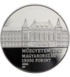 15000 forint, Műegyetem homlokzata, , , Ag 925, 31,46 g, Magyarország, 2022