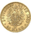  20 márka II.Vilmosarany1888-1913 Német Birodalom