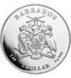 1 dollár Címer  Ag 999 311 g Barbados 2022