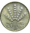20 centesimo Öt búzakalász  Ag 720 3 g Uruguay 1942