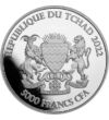 5000 frank Címer   Ag 999 311 g Csád Köztársaság 2022