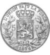  5 frank II. Lipót 1865-1876 Belgium