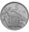  5 peseta Franco 1957-1975 Spanyolország