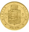  8 forint arany Ferenc J.1870-1890 Osztrák-Magyar Monarchia