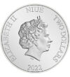 2 dollár II. Erzsébet   Ag 999 311 g Niue 2022