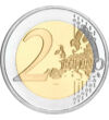 2 euró Európa térkép  CuNi 852 g Luxemburg 2022