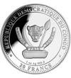 20 frank Címer  Ag 9999 311 g Kongó 2022