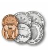 1 5 cent 1/10 1/4 1/2 1 dollár  0 0 USA 2014