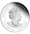 1 dollár II. Erzsébet   színsúly Ag 9999 311 g Ausztrália 2022