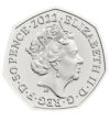 50 penny II. Erzsébet   CuNi 8 g Nagy-Britannia 2022