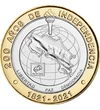 500 colon, Ország térkép, , Ni-Brass, CuNi, 10,45 g, Costa Rica, 2021