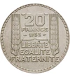  20 frank, Marianne, Ag, 1929-1939, Franciaország