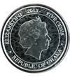 5 cedi II. Erzsébet   Ag 999 311 g Ghána 2019
