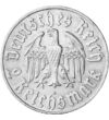  2 márka Luther Márton ez 1933 Német Birodalom