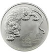 2 dollár, Nyugati fehér tigris, Ag 999, 31,1 g, Samoa, 2023