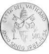  500 líra Jézus Ag 1983-1984 Vatikán