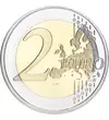 2 euró Európa térkép  CuNi 85 g Szlovákia 2022