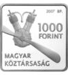  1000 Ft Libelle 2007 szögl.vf. Magyar Köztársaság