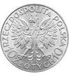  10 zloty Védőszent ezüstLengyelo. Lengyelország