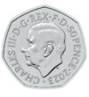 50 penny III. Károly   CuNi 8 g Nagy-Britannia 2023
