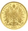  10 korona Ferenc J.babérk.1892-1906 Osztrák-Magyar Monarchia