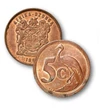 1, 2, 5 cent, , 0, 0, Dél-afrikai Köztársaság, 1990-2000
