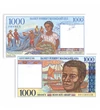500, 1000 frank, , 0, 0, Madagaszkár, 1994