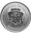 500 frank Címer  Ag 999 311 g Kongó 2023
