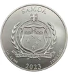 2 dollár Címer   Ag 999 311 g Szamoa 2023