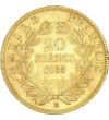  20 frank III. Napóleon Au1853-60 Franciaország